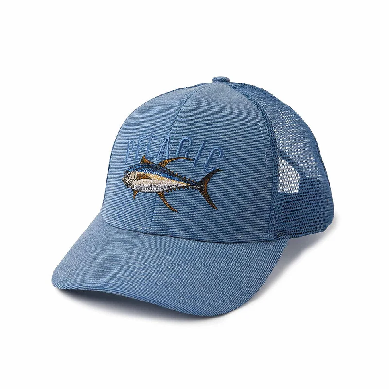 saltwater-resistant tackle storage solutions Pelagic Tuna Species Trucker Cap / Hat