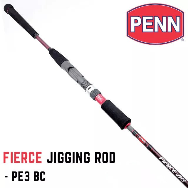 high-quality treble hooks for swimbaits Penn Fierce Jigging Spinning Rod | 5.8 Ft
