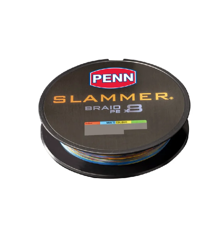 top-rated popper lures Penn Slammer Multi Colour Braid 150m Rolls