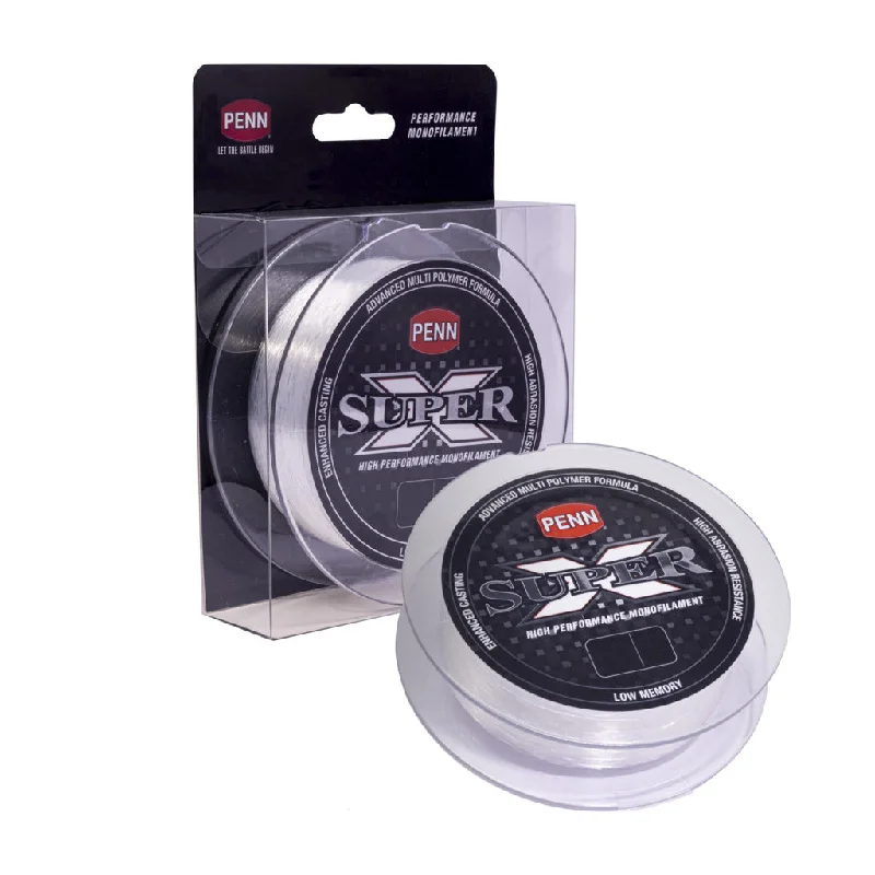 collapsible telescopic fishing nets Penn Super X Mono Clear 300m Spools
