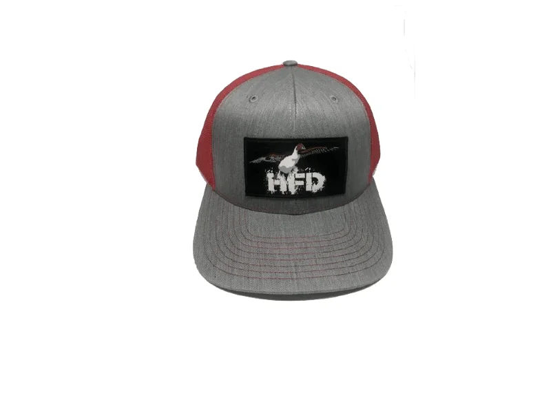 Heather Grey/Red