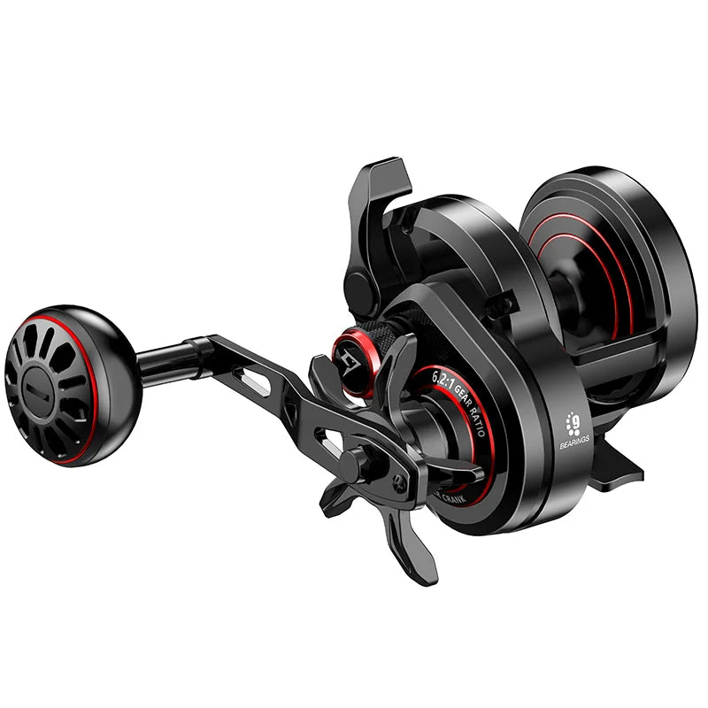pike fishing lures realistic Piscifun Valtix Jigging Reel, Slow Pitch Conventional Reels