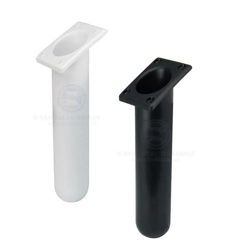 kayak fish finder mounts Plastic Flush Mount Rod Holder With Slimline Head - Angled