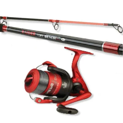 top-rated saltwater surf rods Storm Raider Beach Combo