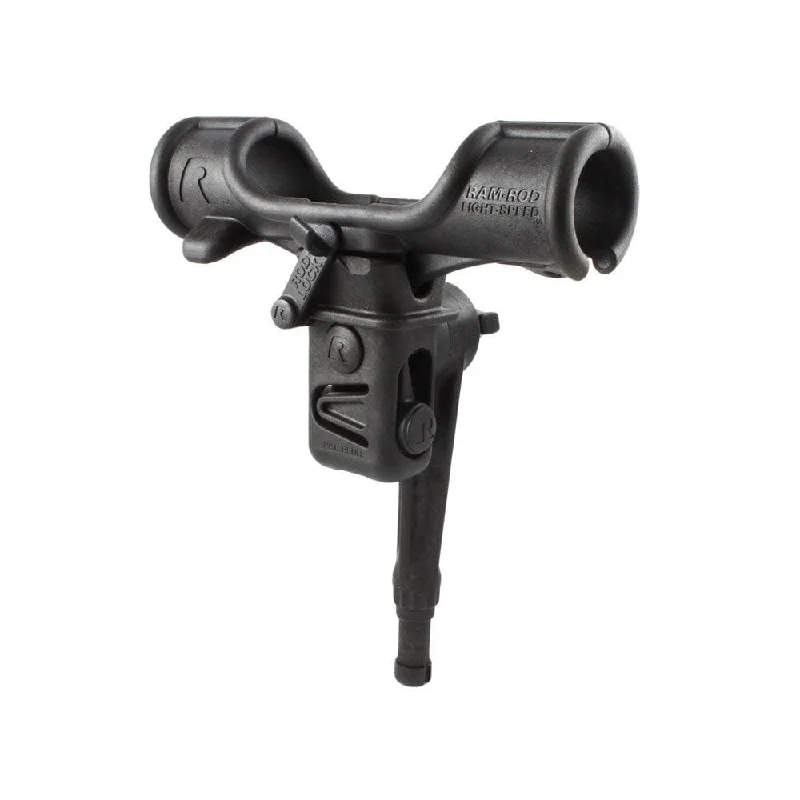 fishing rod holders for boats RAM Mount Ram Rod Light Speed Rod Holder w/o Base [RAP-370-NBU]
