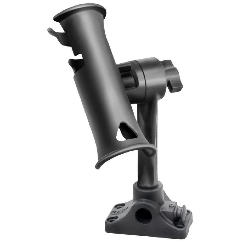 polarized fishing sunglasses cheap RAM Mount RAM Tube Jr. Fishing Rod Holder, Standard 6" Length Post Spline & Combo Bulkhead/Flat Surface Base w/Plunger [RAP-390-BMPU]