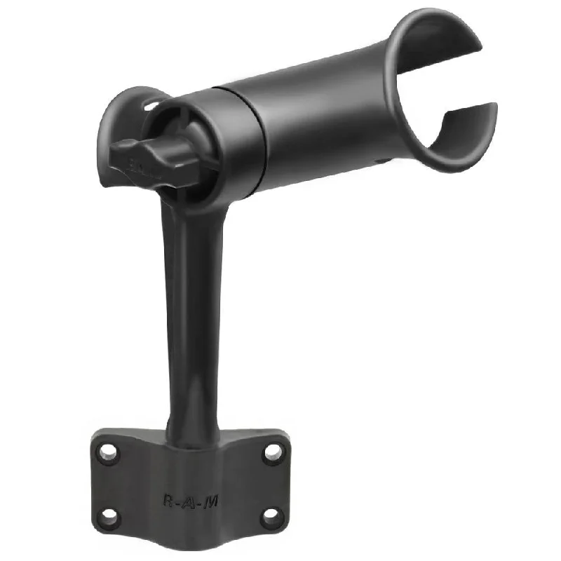 high-speed baitcasting reels RAM Mount RAM Tube Jr. Fishing Rod Holder w/Standard 6" Length Post Spline & Bulkhead Mounting Base [RAP-390-BU]