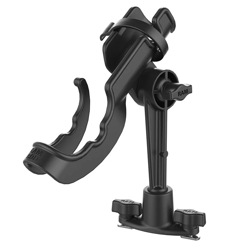 floating minnow jerkbaits RAM ROD® Fishing Rod Holder with Dual T-Bolt Track Base