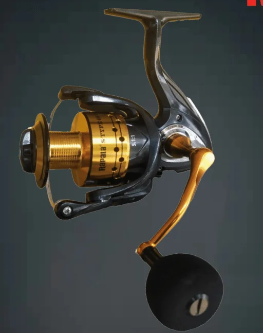 high-visibility monofilament fishing line Rapala S-Type Gold Edition Spinning Reel | 50 GE | 60 GE |