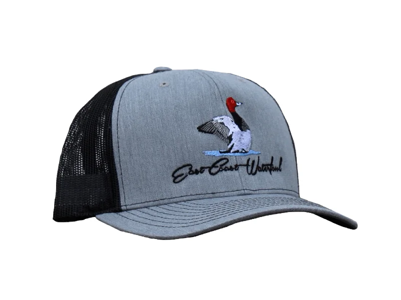 waterproof fishing gear bags Redhead Drake Trucker Hat | East Coast Waterfowl