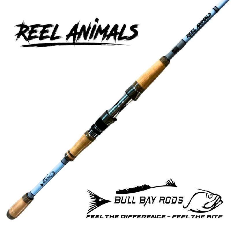hand-carved wooden crankbaits Reel Animals Signature Series: ICE BLUE