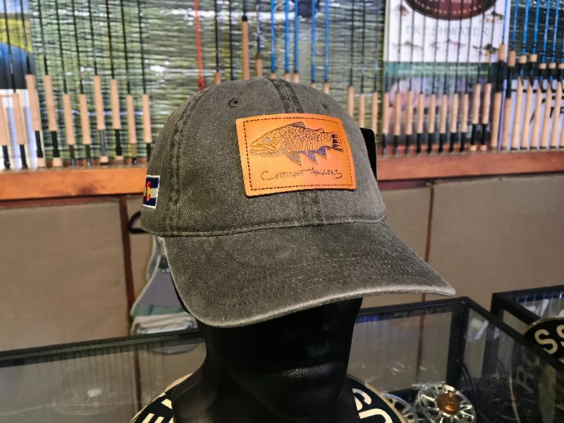 kayak fishing crate systems Richardson 324 Jacob Lutz Custom Leather Patch Hat