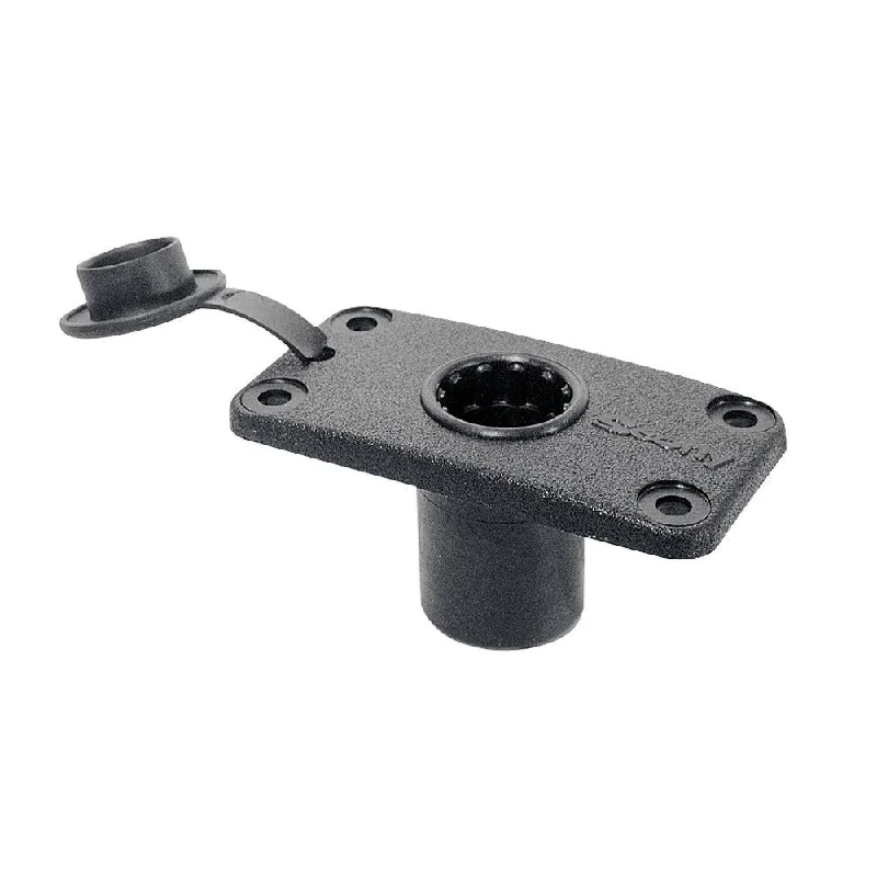 river fishing gear for beginners Scotty 244 Flush Deck Mount w/Rain Cap [244-BK]