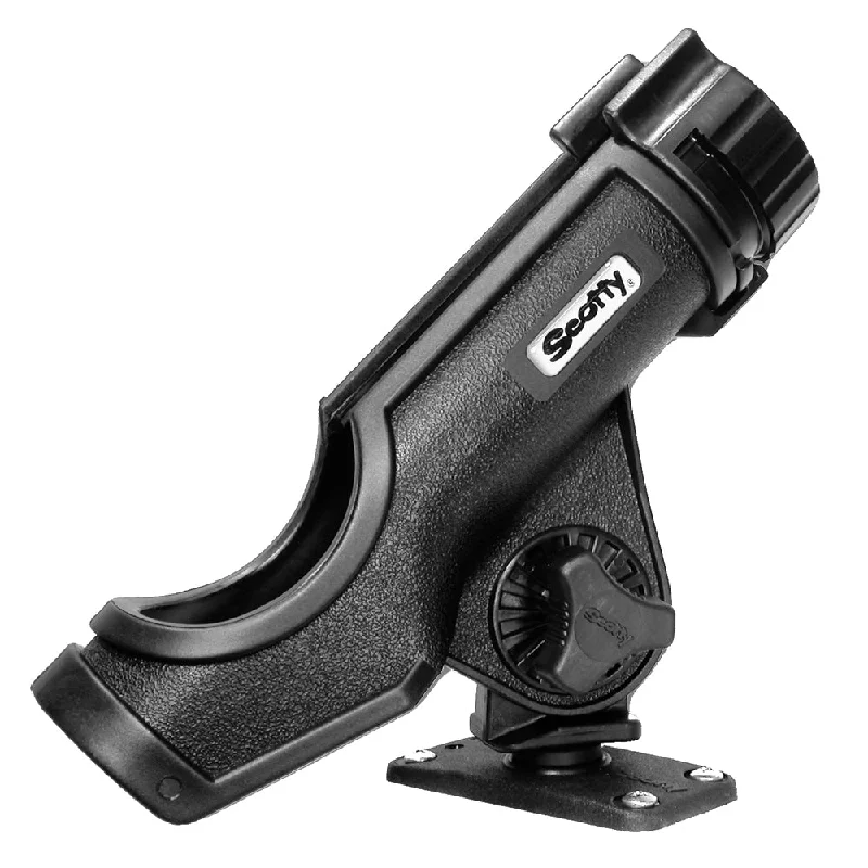 quick-release rod holders for boats Scotty Powerlock Rod Holder Black w/244 Flush Deck Mount [231-BK]