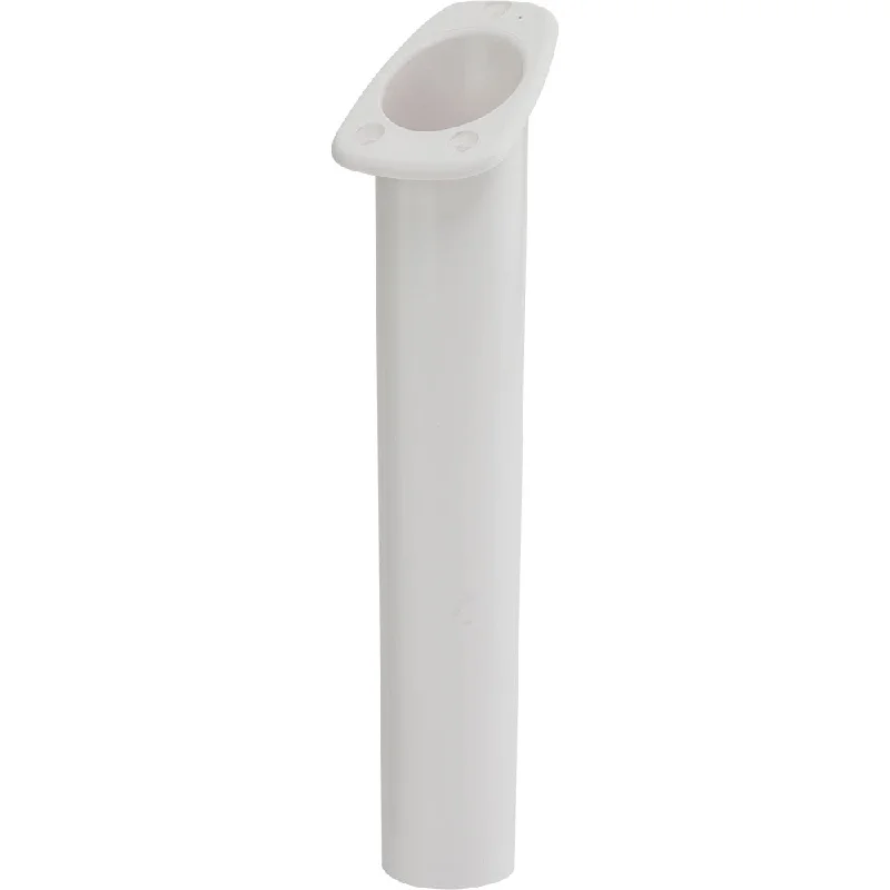 tungsten drop shot weights Sea-Dog Narrow Gunnel Flush Mount Rod Holder - White [325061-1]