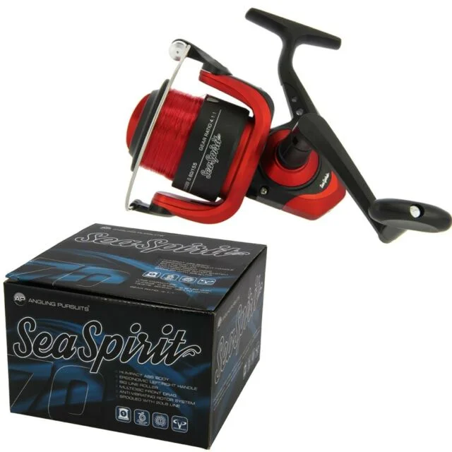 professional-grade baitcasting rods SEA SPIRIT 70 RED FISHING BEACH PIER REEL