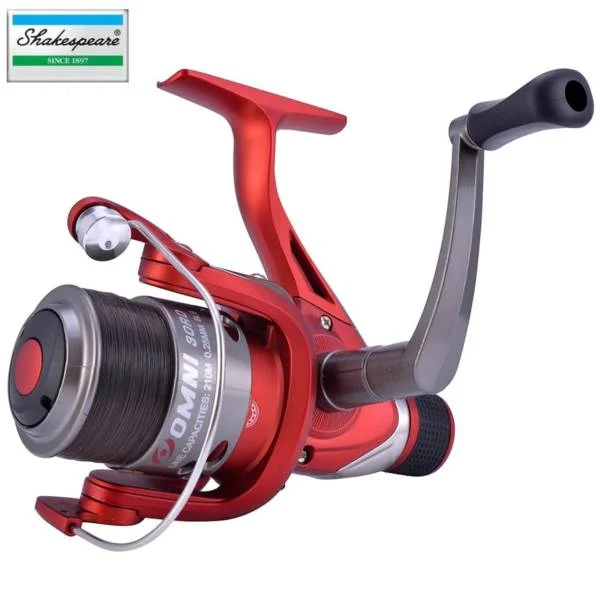 tournament-grade swimbaits for largemouth bass Shakespeare Omni spinning reel