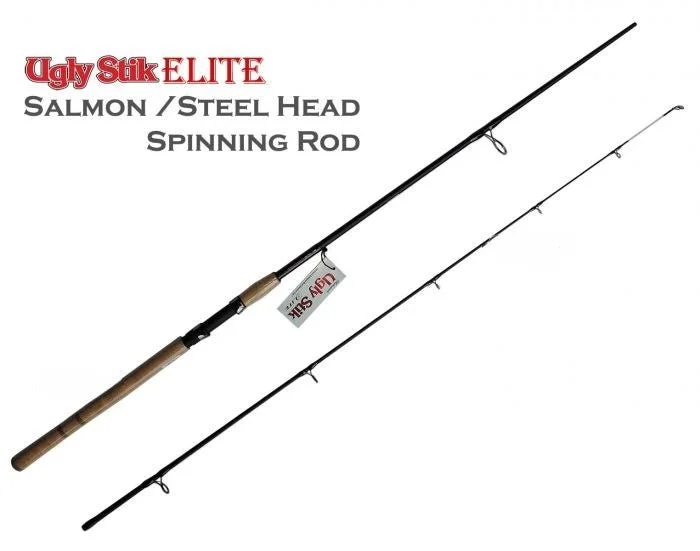 collapsible travel spinning rods Shakespeare Ugly Stik Elite Salmon/ Steelhead Spinning Rod | 8.6 Ft | collapsible travel spinning rods Shakespeare Ugly Stik Elite Salmon/ Steelhead Spinning Rod | 8.6 Ft |