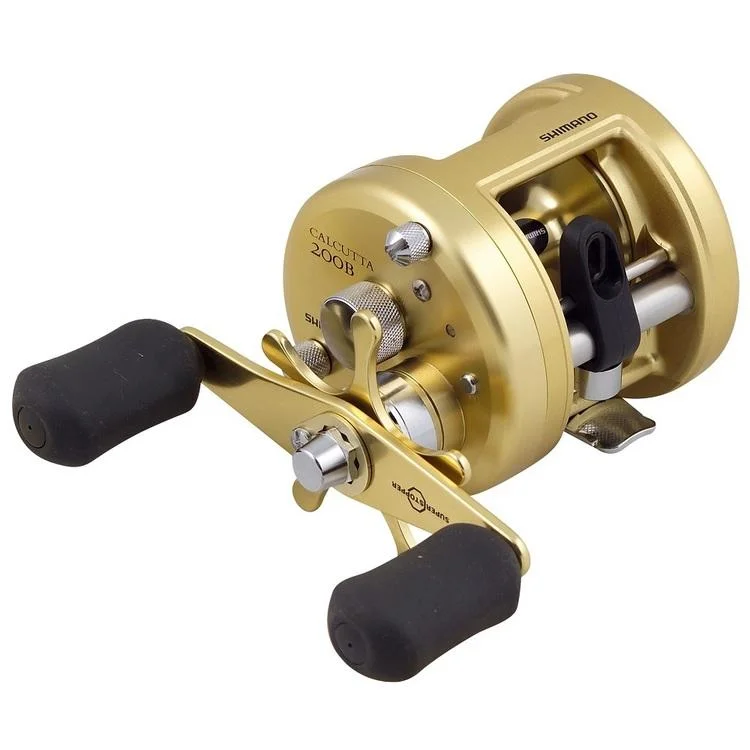 heavy-duty spinning reels for catfish Shimano Calcutta B Baitcast Reels + Gift