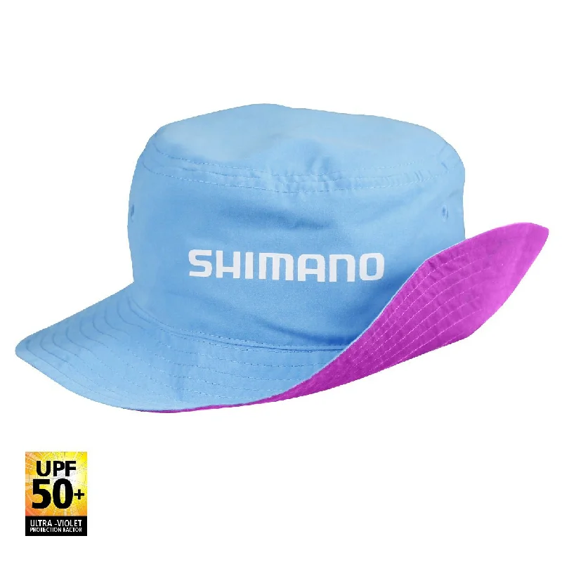 premium handcrafted wooden lures Shimano Kids Reversible Bucket Hat Pink/Cyan