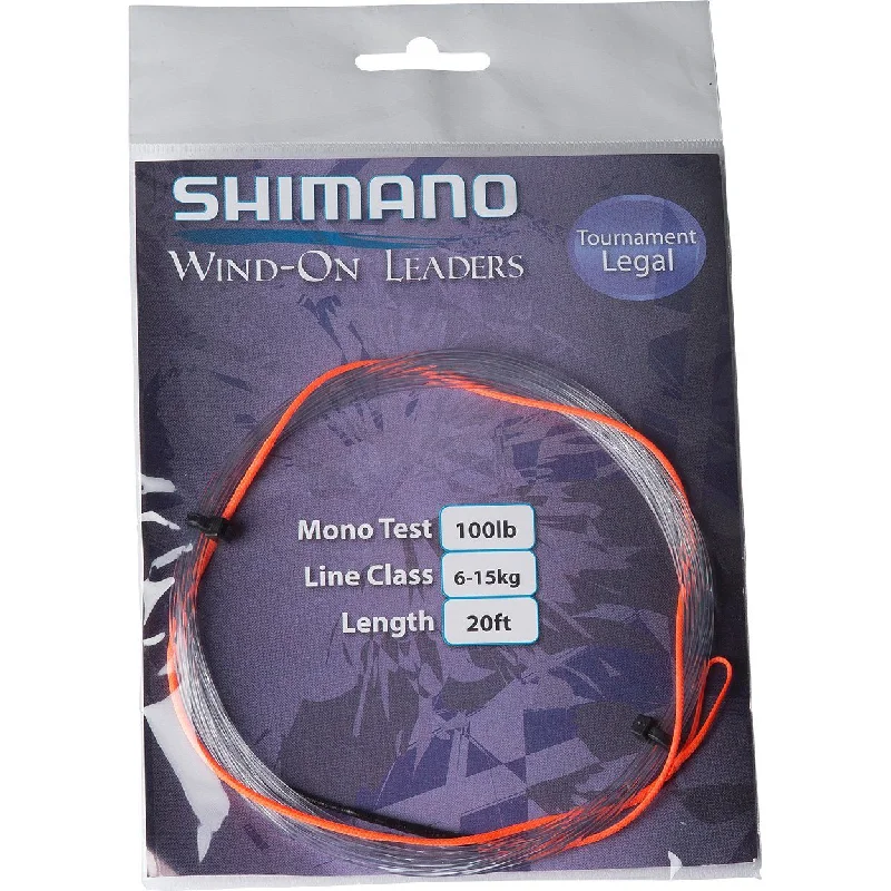 high visibility fishing lines Shimano Wind On Leaders