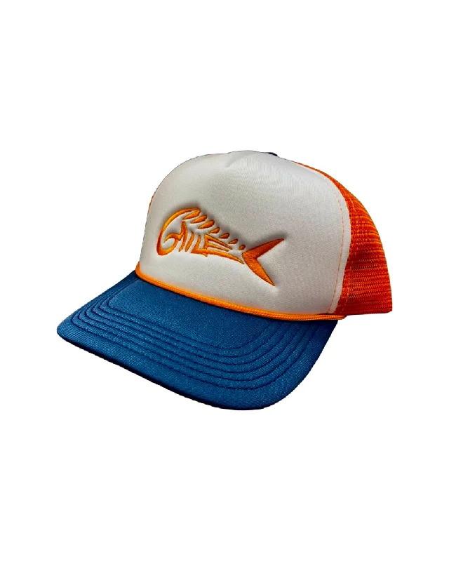 ultra-durable high-capacity tackle storage bags Skeletal Dolphin (Foam) Hat