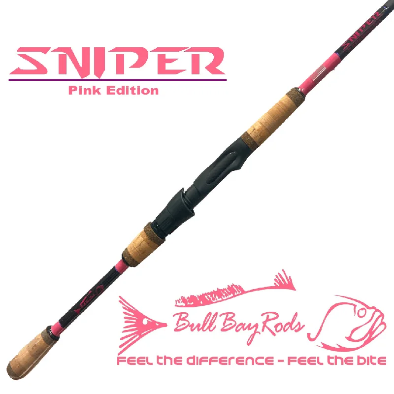 retractable ice fishing scoop Sniper Rod - Pink Edition
