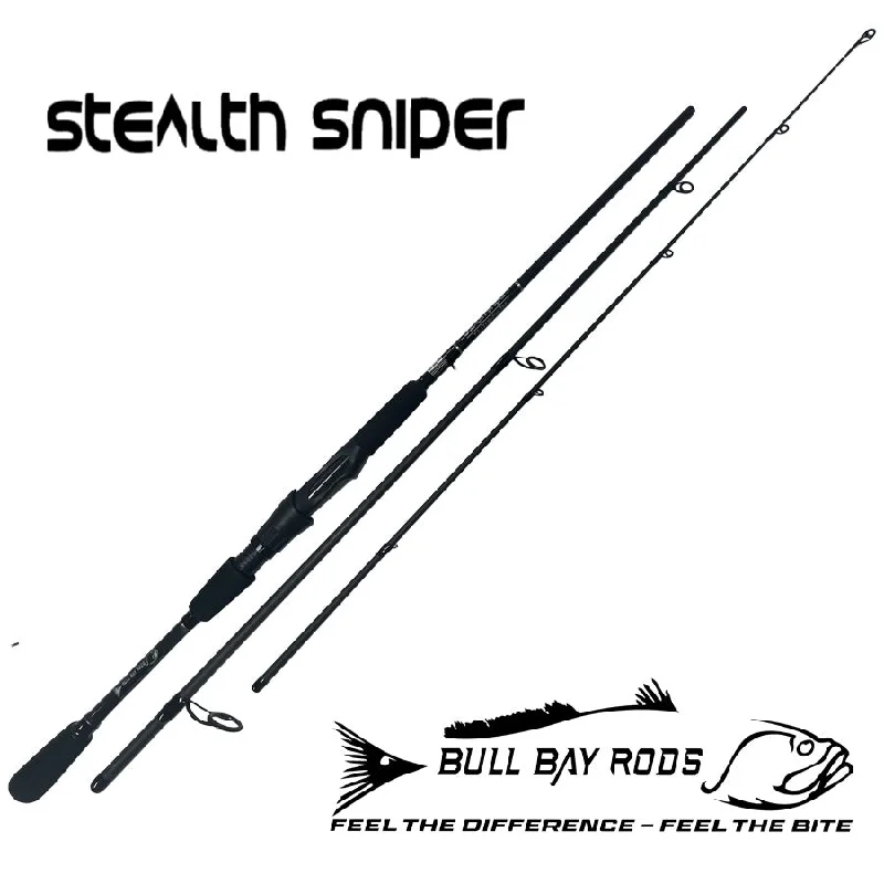 scented artificial baits for bass Stealth Sniper Travel Rod - 3 Piece