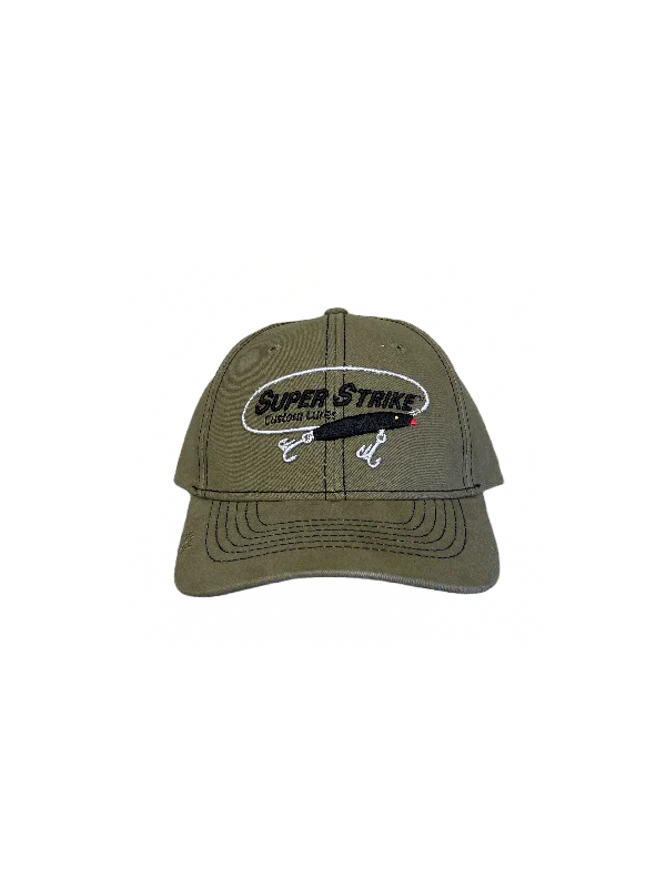 top-rated rod and reel combos Super Strike Hat - Solid Olive