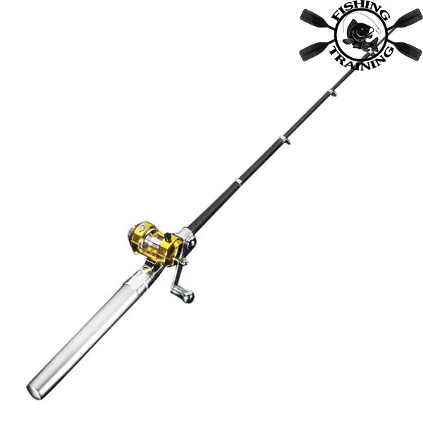 adjustable kayak fishing rod leashes Telescopic Mini Fishing