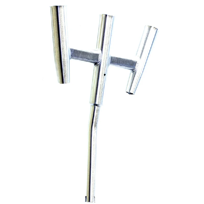 smart sonar fish finder Tigress Triple Aluminum Kite Rod Holder - Bent Butt - Brushed smart sonar fish finder Tigress Triple Aluminum Kite Rod Holder - Bent Butt - Brushed