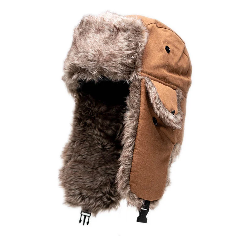fishing pliers stainless steel Trapper Hat | Canvas | Brown