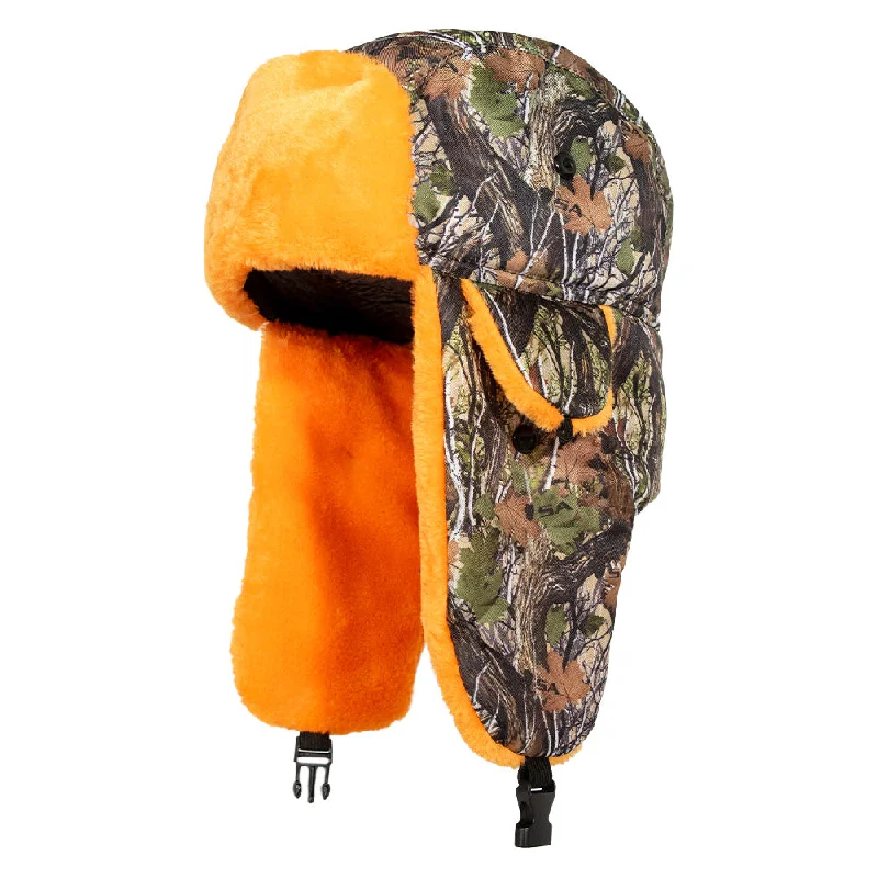 deep sea fishing tackle set Trapper Hat | Dregs Forest Camo
