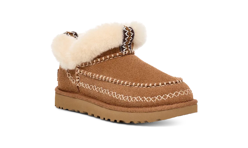Durable Running Sandals UGG Classic Ultra Mini Alpine Chestnut Women's