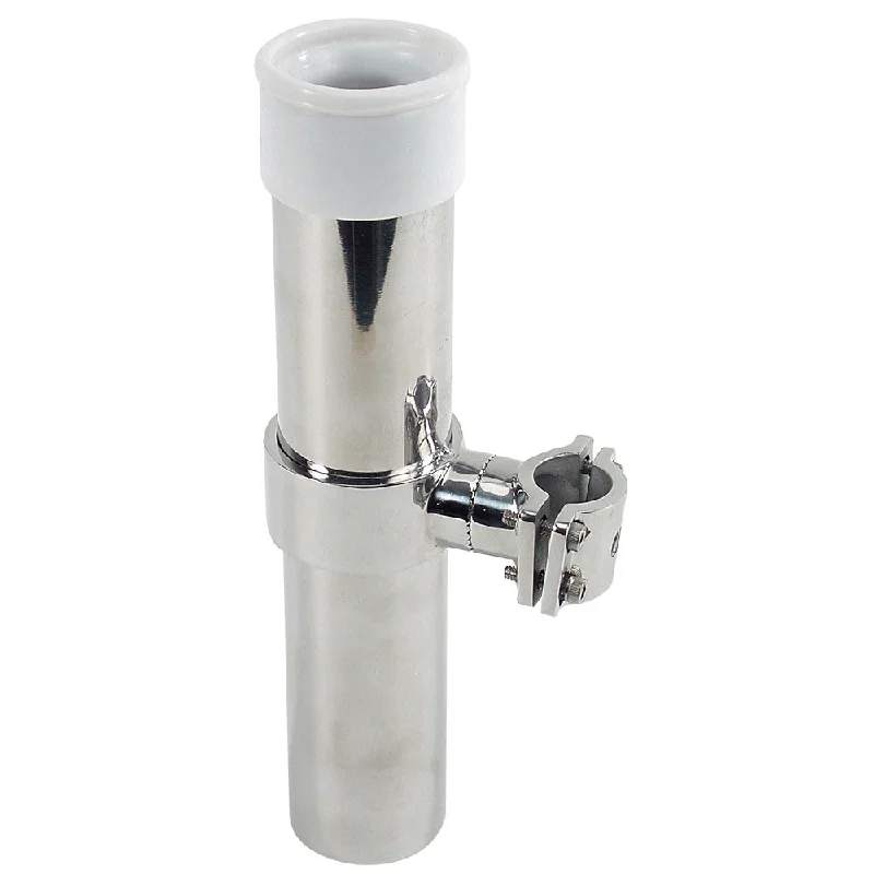 high-speed trolling reels for offshore fishing Whitecap Bluewater Series Rail Mount 10" Rod Holder S.S. [S-7004CBLUE]