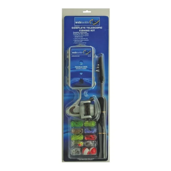 waterproof fishing tackle waist packs WSB Complete Telescopic Fishing kit