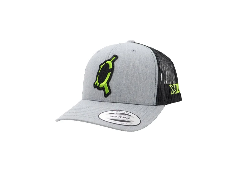 inline spinners for trout fishing X Zone Trucker Target Hat - Heather/Black