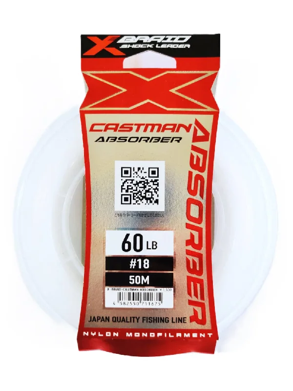 magnetic fishing line cutters YGK X-Braid Castman Absorber Nylon Monofilament Shock Leader | 50Mt / 55Yd | 60 LB | Clear | magnetic fishing line cutters YGK X-Braid Castman Absorber Nylon Monofilament Shock Leader | 50Mt / 55Yd | 60 LB | Clear |