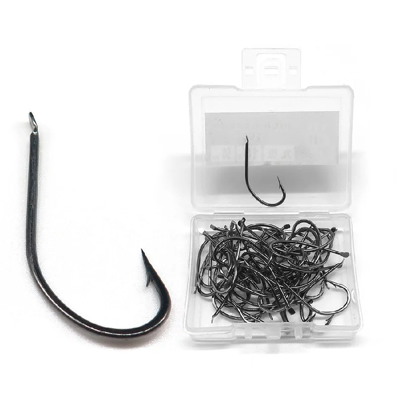 extra-sensitive fishing rod tips 100 pcs WS hook fishing high carbon steel Fishing hook Black Fishhook with size 1#-18# Fishing Hooks extra-sensitive fishing rod tips 100 pcs WS hook fishing high carbon steel Fishing hook Black Fishhook with size 1#-18# Fishing Hooks