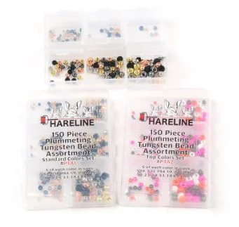 waterproof storage cases for lures 150 Piece Plummeting Tungsten Bead Assortments