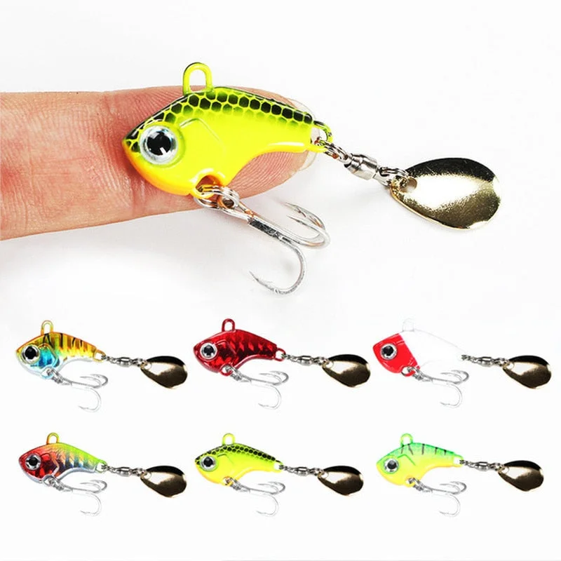 budget-friendly fishing rods Rotating Metal VIB Vibration Bait