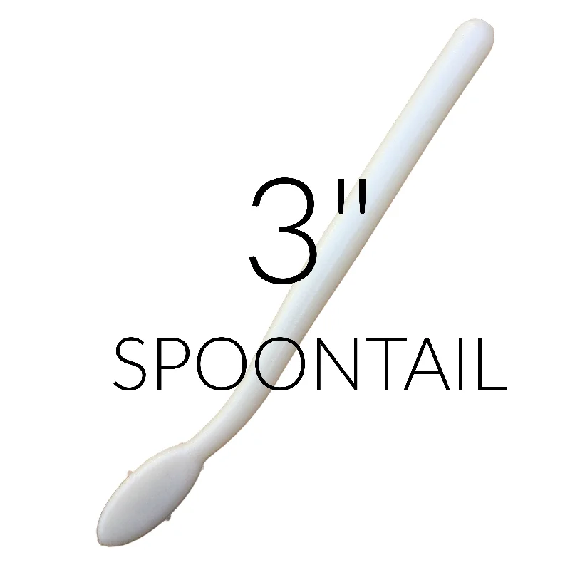 floating fishing pliers rustproof 3" Spoon Tail Worm, 12 pack