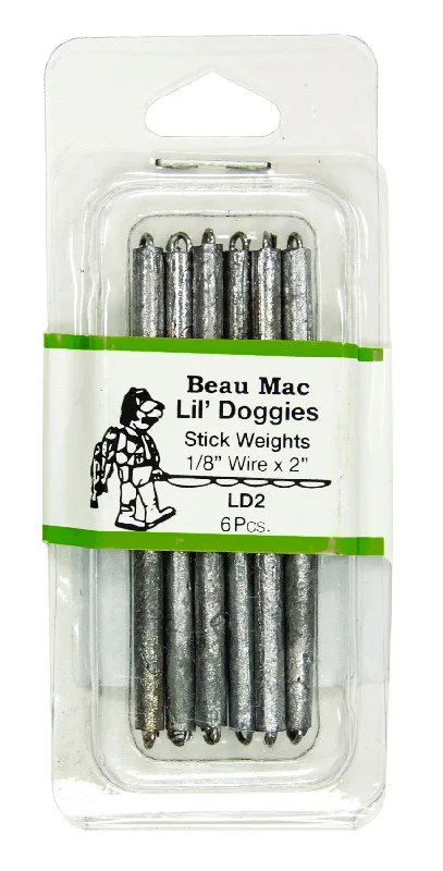 lightweight inflatable fishing pontoon boats Beau Mac Lil' Doggies Stick Weights