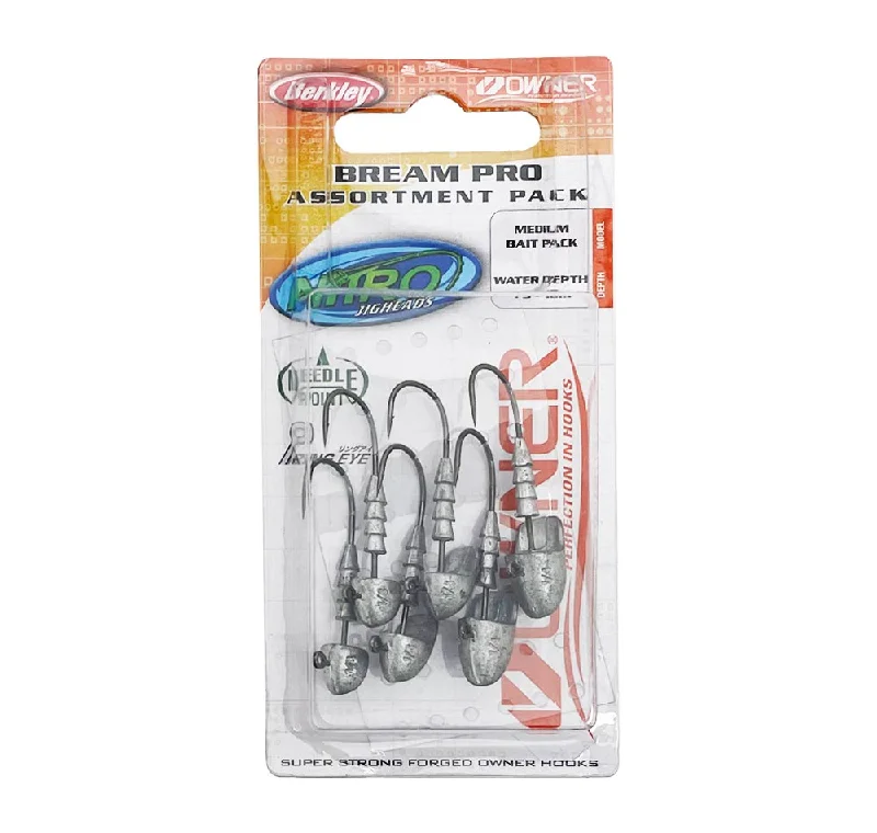 saltwater pier fishing rigs Berkley Nitro Bream Pro Assortment Pack Jig Heads