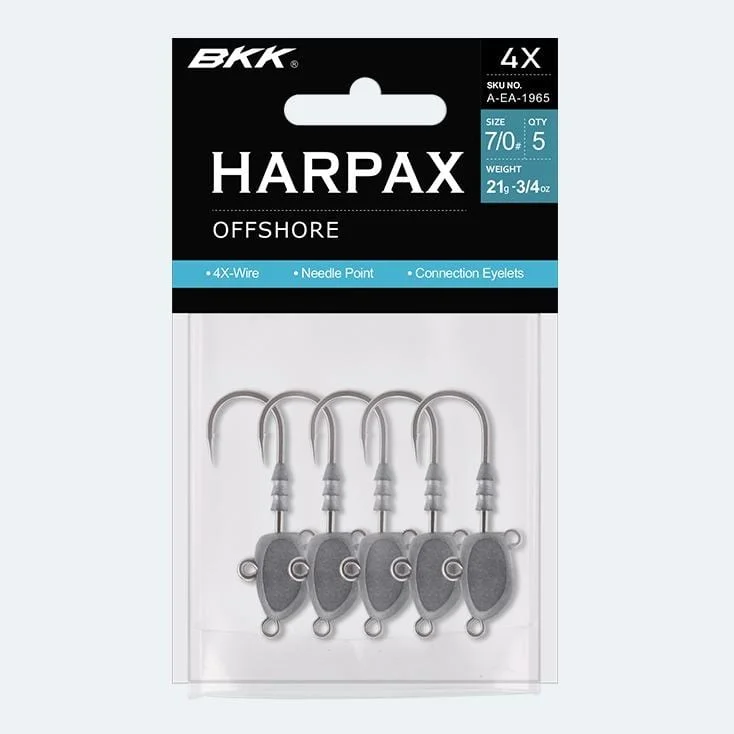 trolling motors for fishing boats BKK Harpax Offshore Jigheads