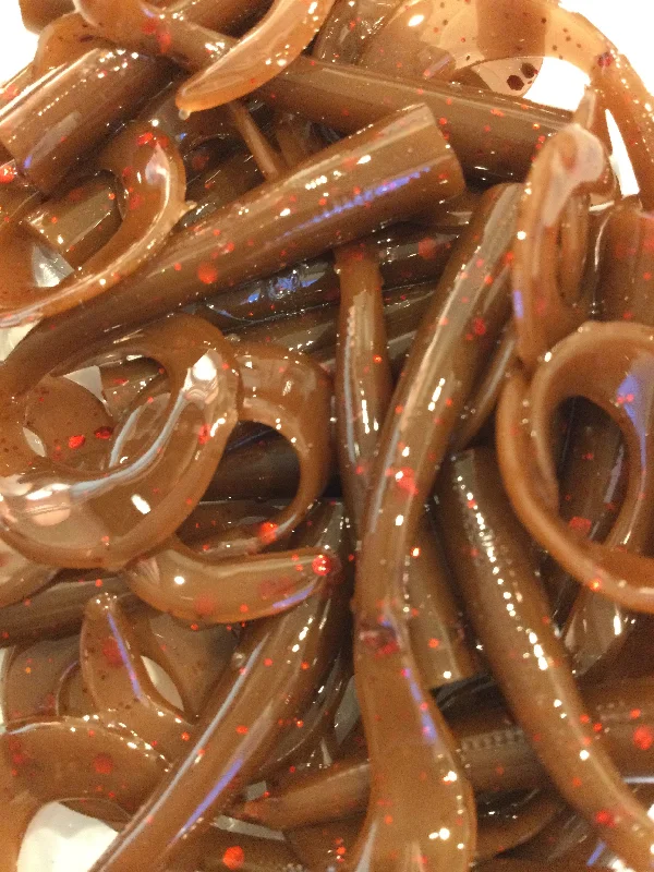 premium fly fishing leaders pre-looped BROWN Leech Grub 10 Pack