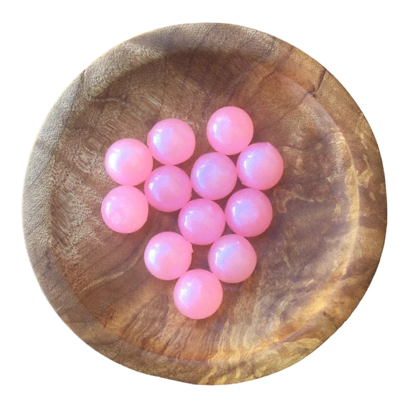 top-rated walking baits for bass Bubblegum Pearl Pink Soft Plastic Bead Eggs