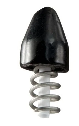 slow pitch jigging rods for saltwater Bullet Weight Screw-in Sinker Black 1oz 2ct