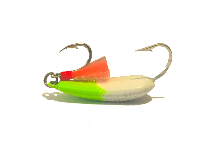 quick-change fishing snaps Candy Chartreuse Pompano Jigs with Teasers