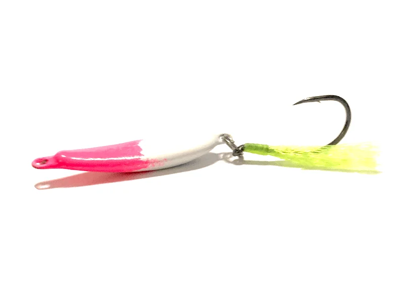 slow sinking jerkbaits Candy Pink Pompano Jigger Flea